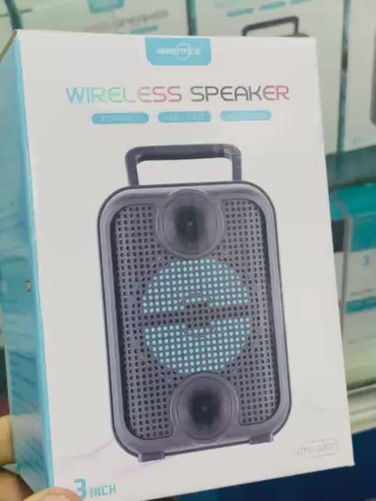 GreatNice GTS 2307 Portable Bluetooth Speaker Providing Clear Sound With Durable Quality Wireless Connectivity