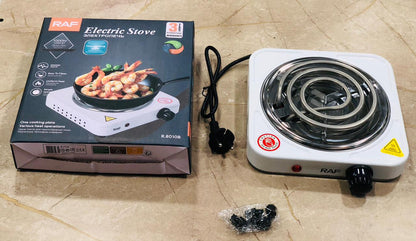 RAF Electric Stove | 1000W Hot Plate | Heats in 2 Mins | Automatic & Easy to Clean
